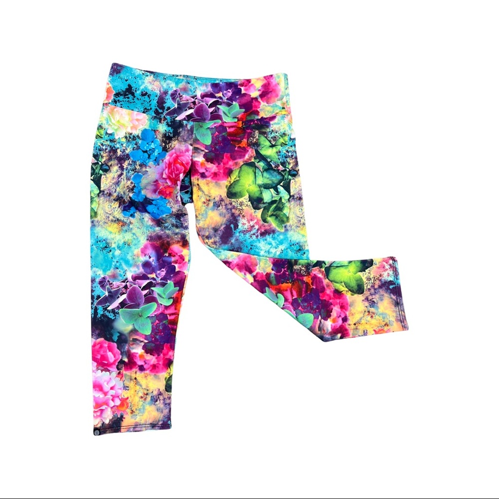 ONZIE Women’s Yoga Workout Capri Cropped Leggings - M/L